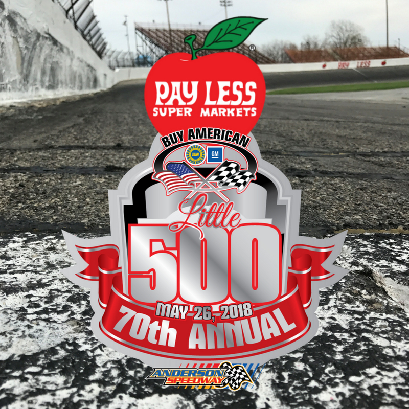 Official 70th Annual Pay Less Little 500 Starting Lineup