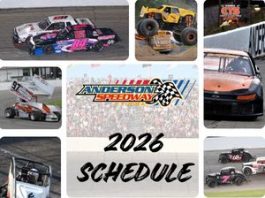 Anderson Speedway Announces 2026 Schedule