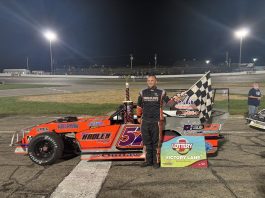 Tunny, Tharp, Fisher and King Score Saturday Night Victories at Anderson Speedway
