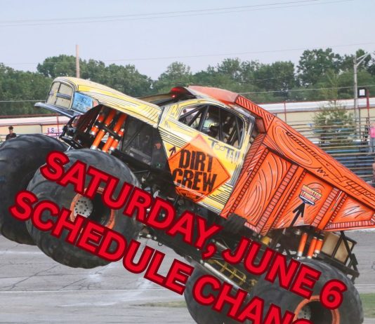 Schedule Updated for Saturday’s Monster Truck Throwdown at Anderson Speedway